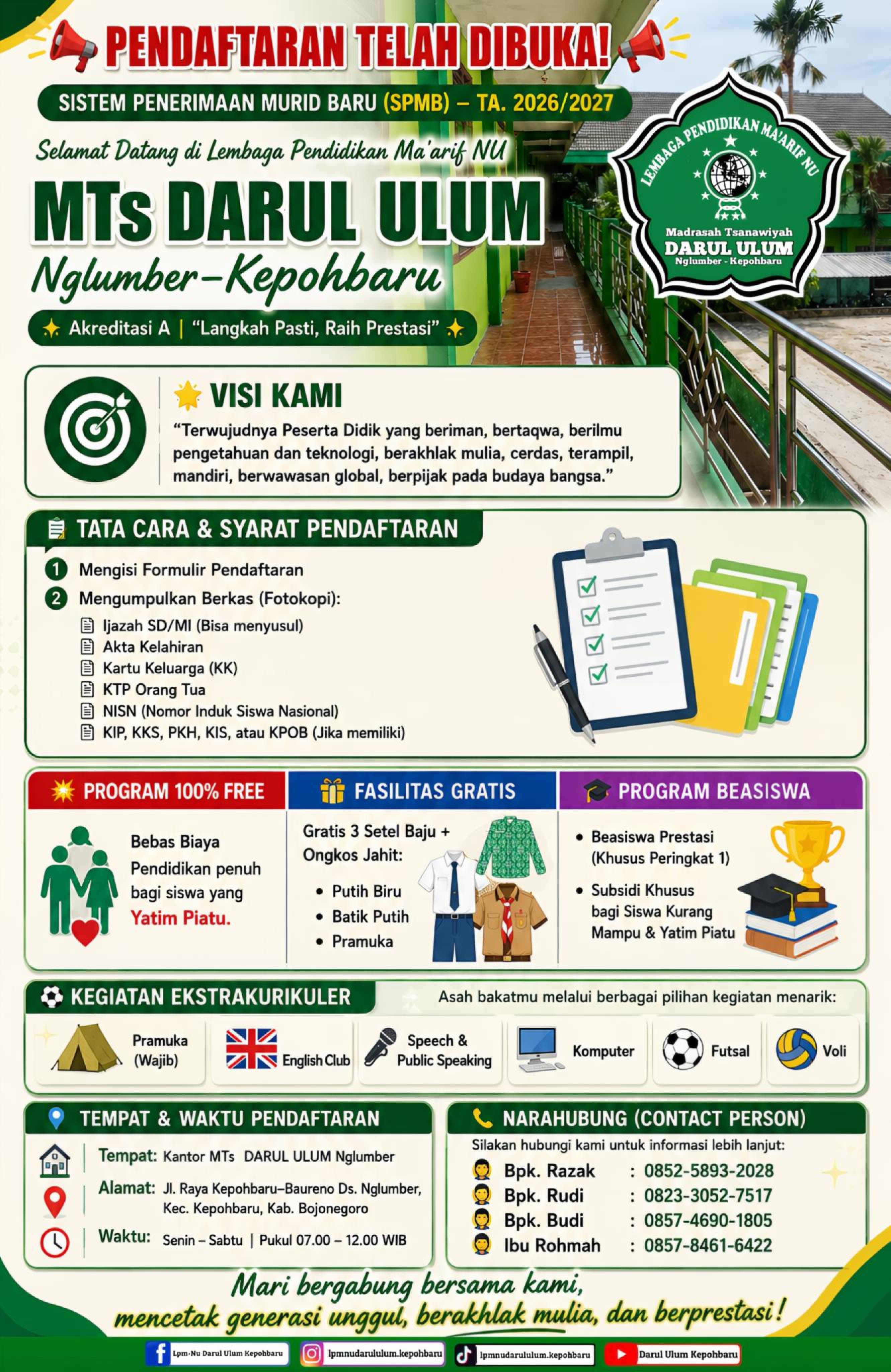 Tes Seleksi Penerimaan Murid Baru Tahun Ajaran 2026/2027